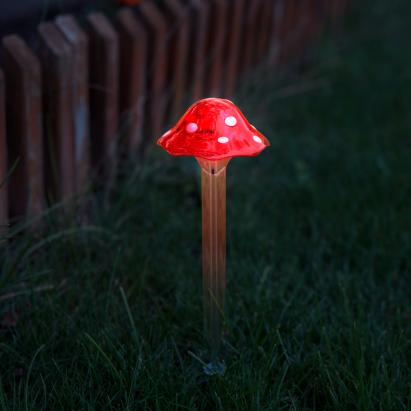 Lampă solară ciupercă - 33,5 cm - 1 LED alb rece Best CarHome