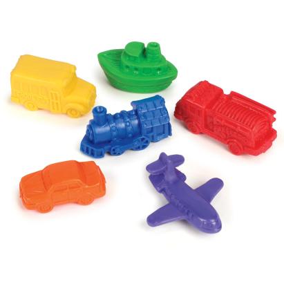 Mini vehicule pentru numarat - set 72 buc PlayLearn Toys