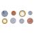Set cu 700 monede de jucarie (lire) PlayLearn Toys
