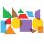 Forme geometrice transparente (408 piese) PlayLearn Toys