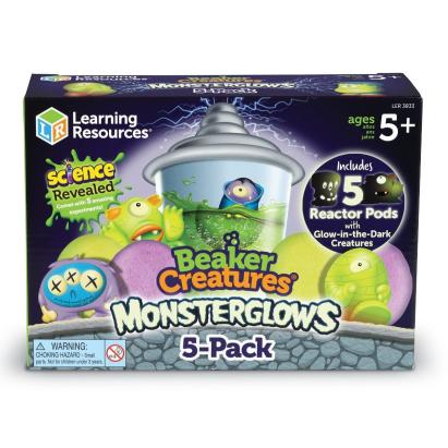 Monstruletii din laborator – Set reflectorizant (5 capsule) PlayLearn Toys