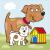 Baby puzzle - Animalute jucause (3,4 si 5 piese) PlayLearn Toys