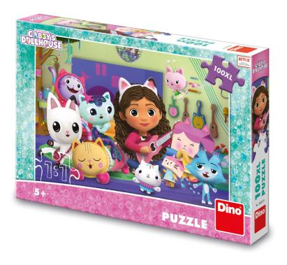 Puzzle - Gabby si ora de muzica  (100 piese XL ) PlayLearn Toys
