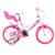 Bicicleta roz cu inimioare 14" PlayLearn Toys