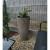 Ghiveci decorativ de flori, rotund, inalt, cafeniu, 11/37 L, 34.9x62 cm, Sandy Slim, Prosperplast GartenVIP DiyLine