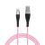 Delight - Cablu de date - iPhone "lightning", înveliş siliconic, 4 culori - 1 m Best CarHome