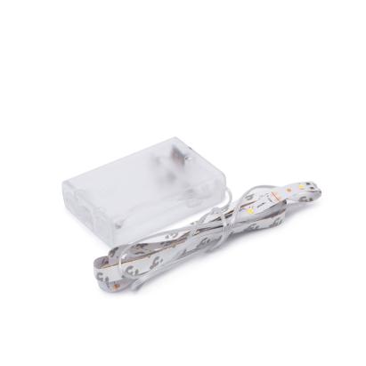 Bandă LED - alb cald - 1 m - cu baterii 3xAA Best CarHome