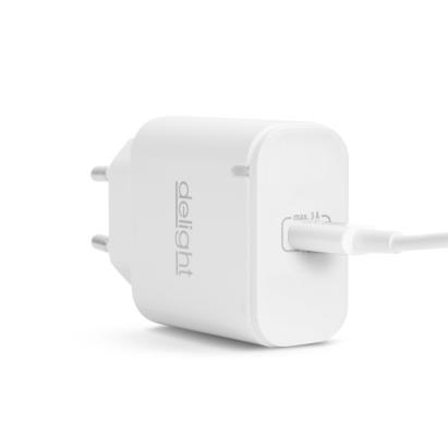 Adaptor - Type-C - încărcător rapid, PD20W - alb Best CarHome