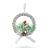 Decor de Craciun - coroana argintie - 10 cm Best CarHome