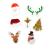 Decoratiuni Craciun pentru pahare- 8 tipuri - 16 buc / pachet Best CarHome
