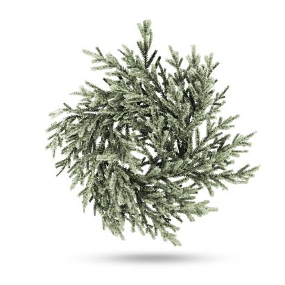 Decor de Crăciun - coroana - verde, înzăpezită - 27 cm Best CarHome