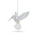 Ornament de Crăciun - pasăre colibri acrilică - 95 x 100 x 65 mm Best CarHome