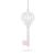 Ornament de Crăciun - cheie acrilică - 165 x 60 x 10 mm Best CarHome