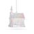 Ornament de Crăciun - biserică - acrilic - 75 x 100 x 60 mm Best CarHome
