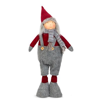 Figura de spiriduș textil de Crăciun - picioare telescopice - 40 - 60 cm Best CarHome