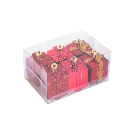 Set decor brad - cadouri roșii - 4,5 cm - 6 buc/set Best CarHome