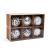 Set decorațiuni de brad - albe - 6 buc / set Best CarHome