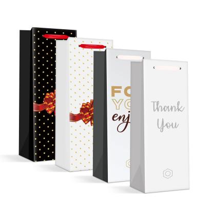 Geanta cadou sticle - hartie - 360 x 127 x 83 mm - 4 tipuri / pachet Best CarHome