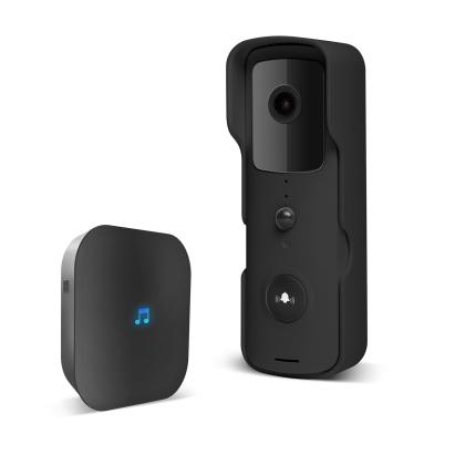 Set sonerie video Smart Wi-Fi - alimentat cu baterie - MicroSD, FHD, PIR - negru Best CarHome