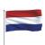 Steag Olanda și stâlp din aluminiu, 6 m