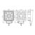 Proiector Led Auto Off Road - 27W - 9 SMD LED Carguard Best CarHome