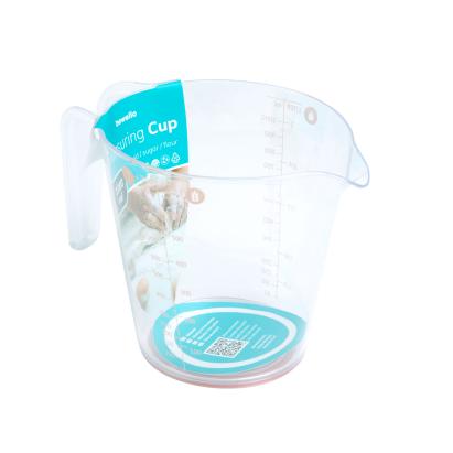 Pahar de măsură - 1L - plastic - culoare piersică - 19 x 11,5 x 14 cm Best CarHome