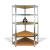 Raft Salgo pe colț - 5 niveluri - metal - max. 175 kg - 180 x 90 x 30 cm Best CarHome