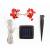 Șir lumină solară cu LED - buburuze - 2,4 m - 25 LED - alb cald Best CarHome