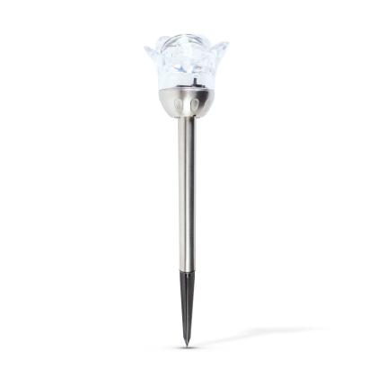 Lampă solară - trandafir - 1 LED RGB - 8 x 36,5 cm Best CarHome