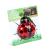 Lampă solară - buburuză - roșu - 15 x 7 x 16 cm - 6 LED-uri Best CarHome