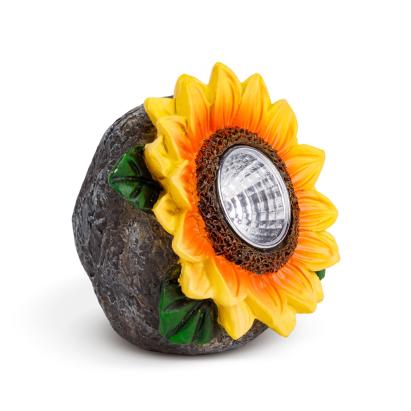 Lampă solară - Floarea soarelui - 2 LED-uri albe - 5 x 8 x 8,6 cm Best CarHome