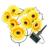 Șir de lumină solară - floare - 2 m - 20 LED-uri alb cald Best CarHome