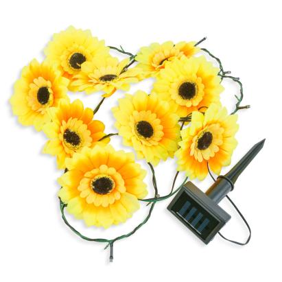 Șir de lumină solară - floare - 2 m - 20 LED-uri alb cald Best CarHome