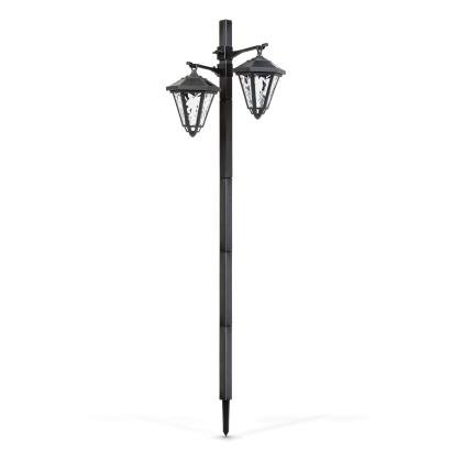 Lampă solară LED - felinar - 137 cm - negru - alb rece Best CarHome