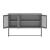 Comoda cu 3 usi Sund 120x40x80cm otel gri [en.casa] HausGarden Leisure