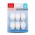 Cârlig autoadeziv - alb - plastic - 2,5 x 4 cm - 6 buc/pachet Best CarHome
