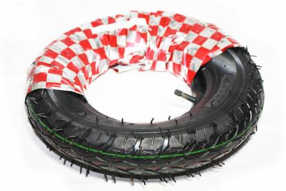Cauciuc + camera Micul Fermier 3.50-8, profil floare, premium FarmGarden AgroTrade