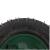 Roata roaba Micul Fermier 3.50-8, diametru ax 14mm, janta verde FarmGarden AgroTrade