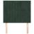 Tăblii de pat, 2 buc, verde închis, 80x5x78/88 cm, catifea GartenMobel Dekor