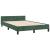 Cadru de pat fără saltea verde închis 120x190 cm catifea GartenMobel Dekor