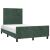Cadru de pat fără saltea verde închis 120x190 cm catifea GartenMobel Dekor