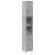 Set mobilier de baie, 3 piese, gri beton, lemn compozit GartenMobel Dekor