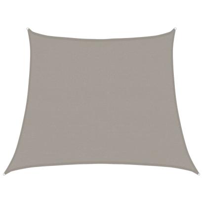 Pânză parasolar, gri deschis, trapez, 3/4x3 m, HDPE, 160 g/m² GartenMobel Dekor