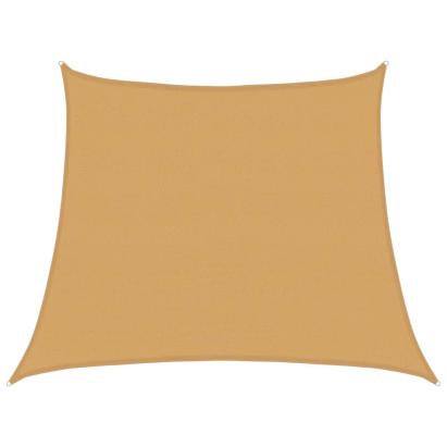 Pânză parasolar, gri deschis, trapez, 3/4x3 m, HDPE, 160 g/m² GartenMobel Dekor