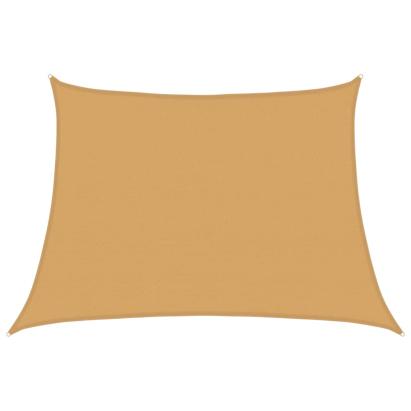 Pânză parasolar, gri deschis, 4/5x3 m, HDPE, 160 g/m², trapez GartenMobel Dekor