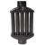 Burlan recuperator caldura plat, 130 mm, Gri mat FarmGarden AgroTrade