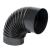 Cot pentru soba pe lemne, 90˚, 120mm, Gri mat FarmGarden AgroTrade