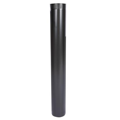Burlan pentru soba pe lemne, 90 cm, 120 mm, Gri mat FarmGarden AgroTrade