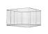 Cusca (padoc, tarc exterior) caini MF 4x2x1,8m FA G01 FarmGarden AgroTrade