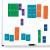Set magnetic cu fractii - Patrate PlayLearn Toys